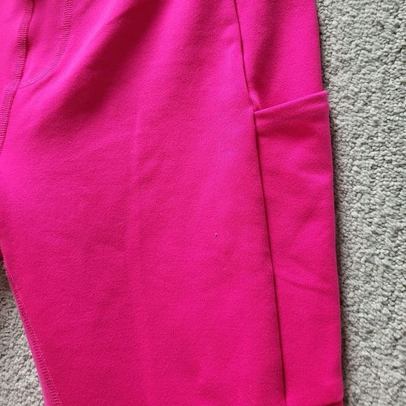 Alo 7/8 High-Waist Checkpoint Legging Size Small in Neon Pink - Picture 8 of 8